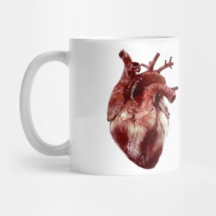 Realistic Heart large Mug